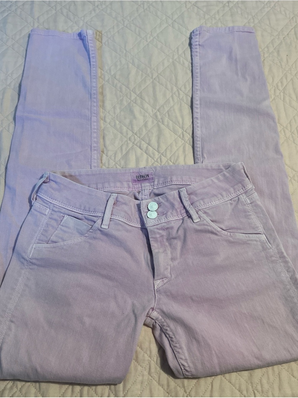 Hudson Krista ankle Jeans Pastel Lavender Skinny Jeans for Women W 27 L 30
